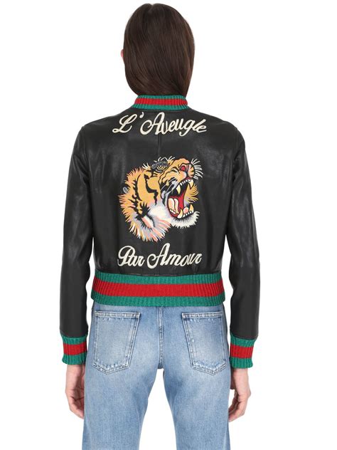 gucci bomber jacket tiger|gucci ghost bomber.